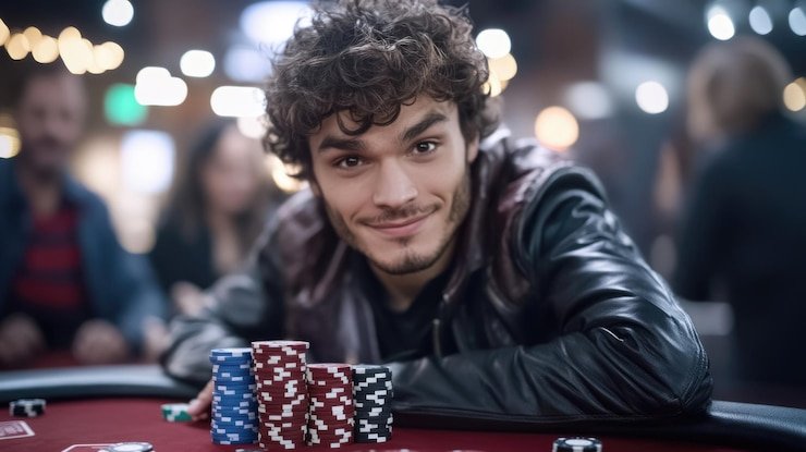 Live dealer roulette table with multilingual chat interface